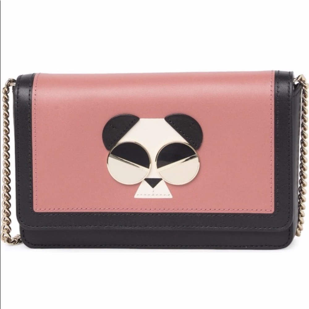 Kate spade gentle panda chain crossbody wallet - Picture 4 of 8